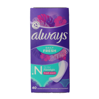 Always Daily panty liners protect fresh & scent 40 pieces