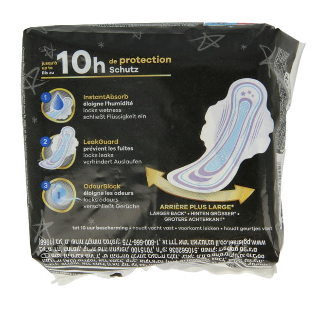 Maandverband ultra secure nacht  9 Stuks