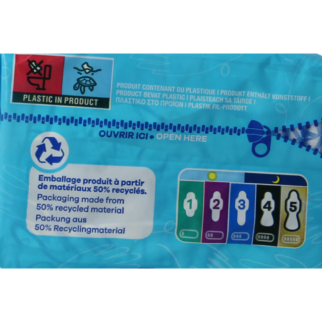 Serviettes hygiéniques ultra day & night 10 pièces