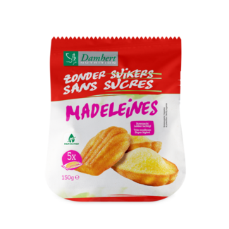 Damhert Madeleines zonder suiker 150 Gram