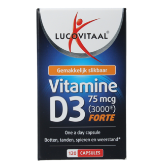 Lucovitaal Vitamina D3 75mcg 120 Cápsulas
