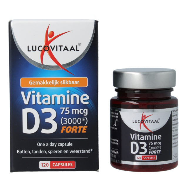 Vitamine D3 75mcg 120 Capsules