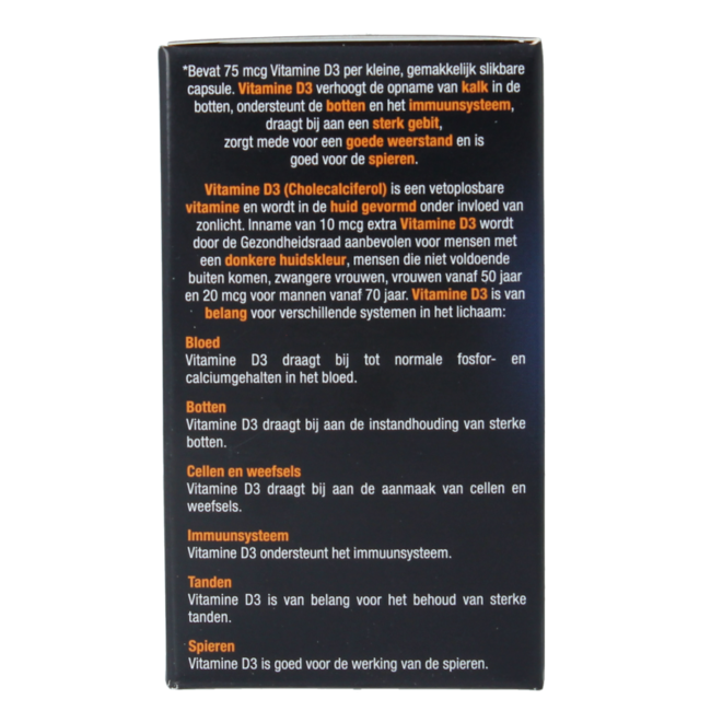 Vitamina D3 75mcg 120 Capsule