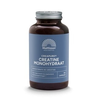 Mattisson Creatine monohydraat creapure 180 Kapsułek wegetariańskich