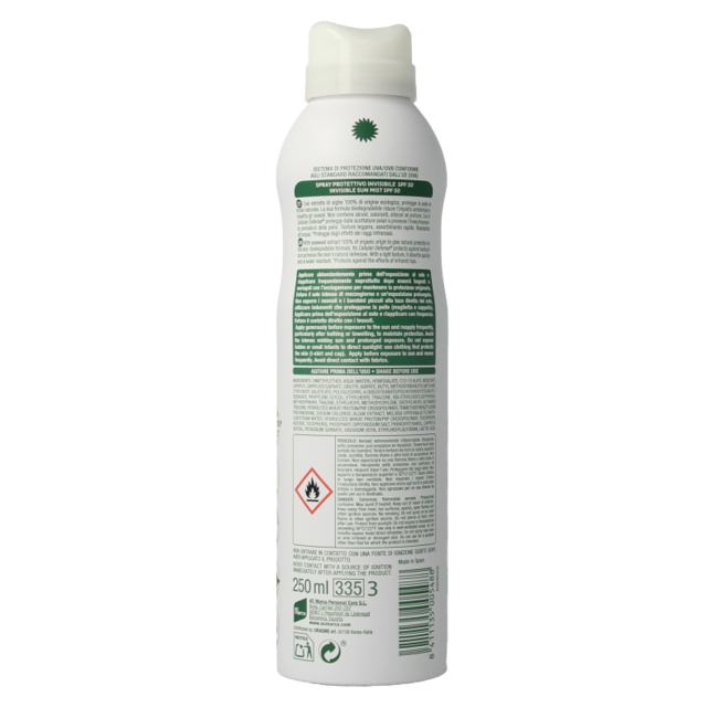 Sun care sunnique natural SPF50 250 Millilitres
