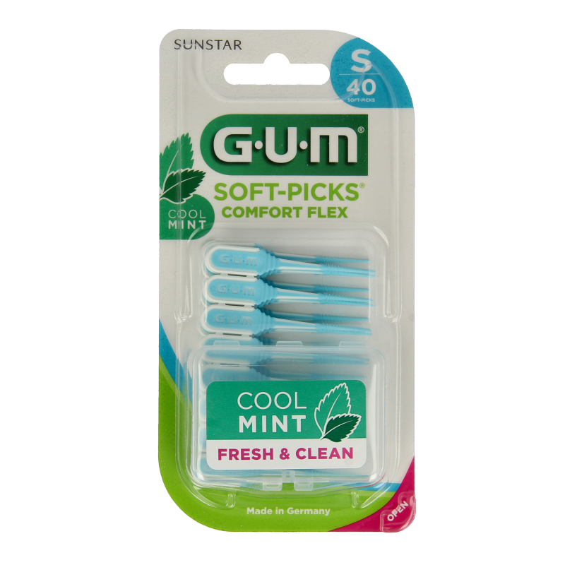 GUM Soft picks comfort flex mint small 40 unidades