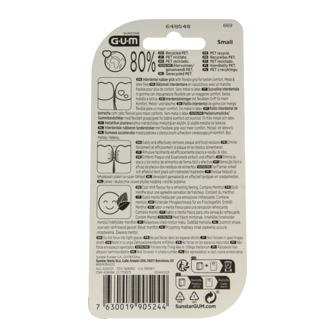 Soft Picks Comfort Flex Minze klein 40 Stück