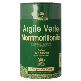 Naturado Arcilla verde montmorillonita fina 300 gramos