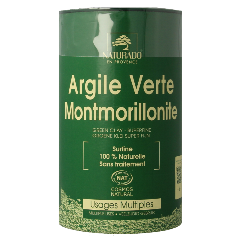 Naturado Arcilla verde montmorillonita fina 300 gramos