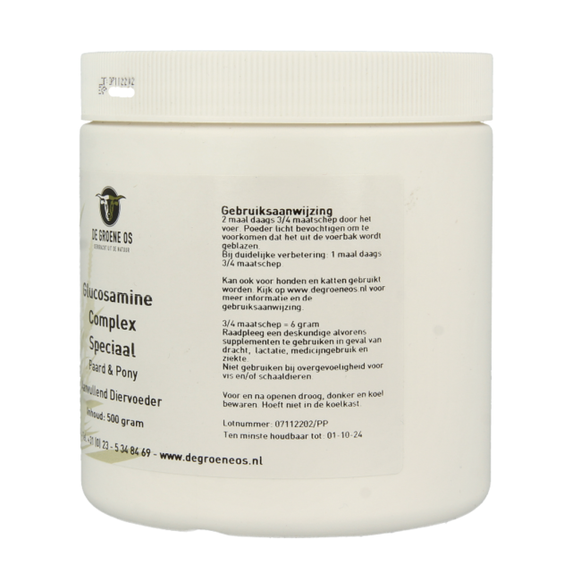 Groene Os Glucosamin-Komplex speziell für Pferd/Pony 500 Gramm