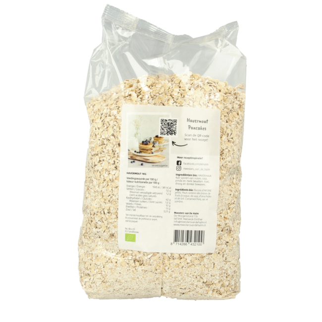 Havermout bio 1 Kilogram