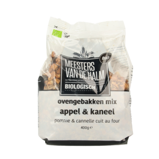 De Halm Oven-baked apple and cinnamon mix organic 400 Gram
