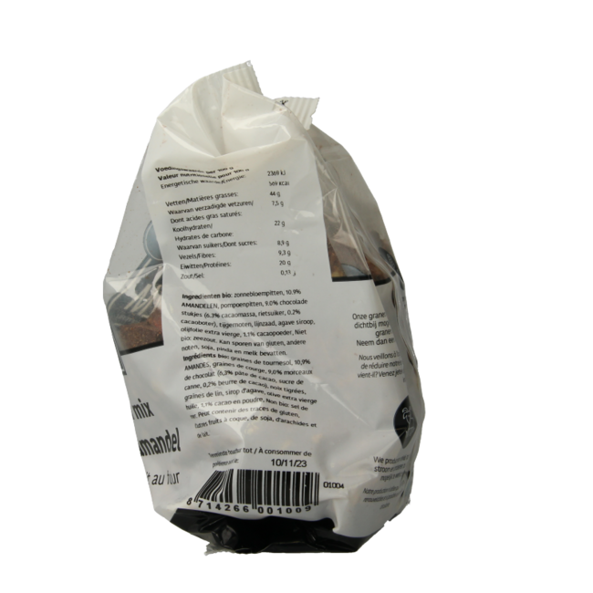 Mélange bio chocolat et amande cuit au four 400 grammes