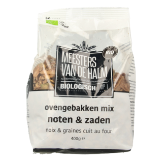 De Halm Orzechy i nasiona pieczone bio 400 gram