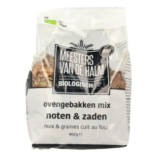 De Halm Oven-baked organic nuts and seeds 400 Gram