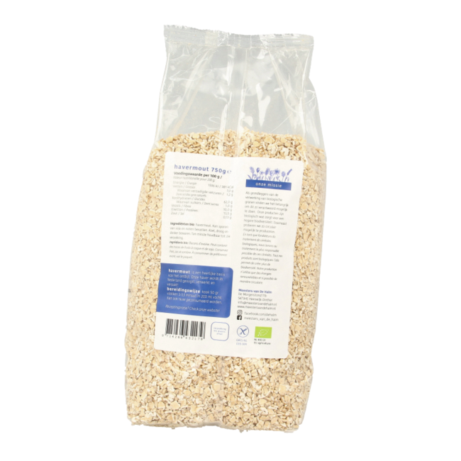 Haferflocken glutenfrei Bio 750 Gramm