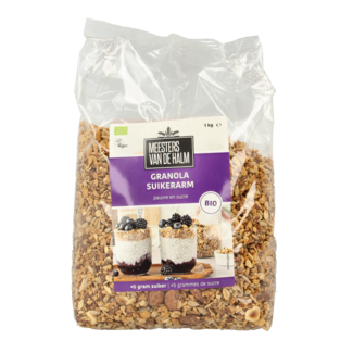 De Halm Organic low sugar granola 1kg
