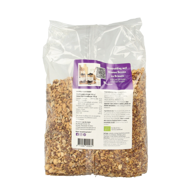 Granola low-sugar organic 1 Kilogram