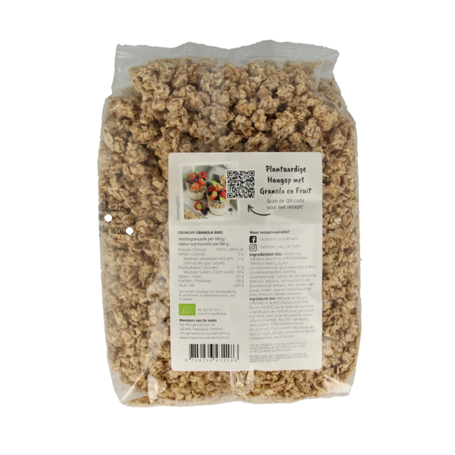 Organic granola 800 Gram