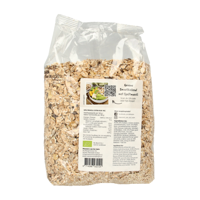 Dinkelmüsli extra reich Bio 1 Kilogramm