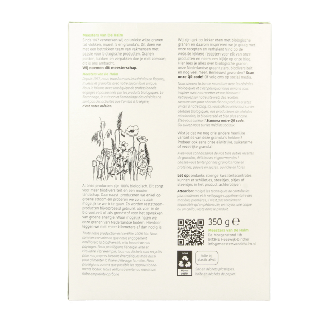 Organic low carb granola 350g