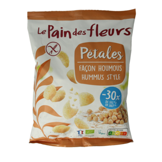 Pain Des Fleurs Hummus chips gluten-free organic 75 Gram