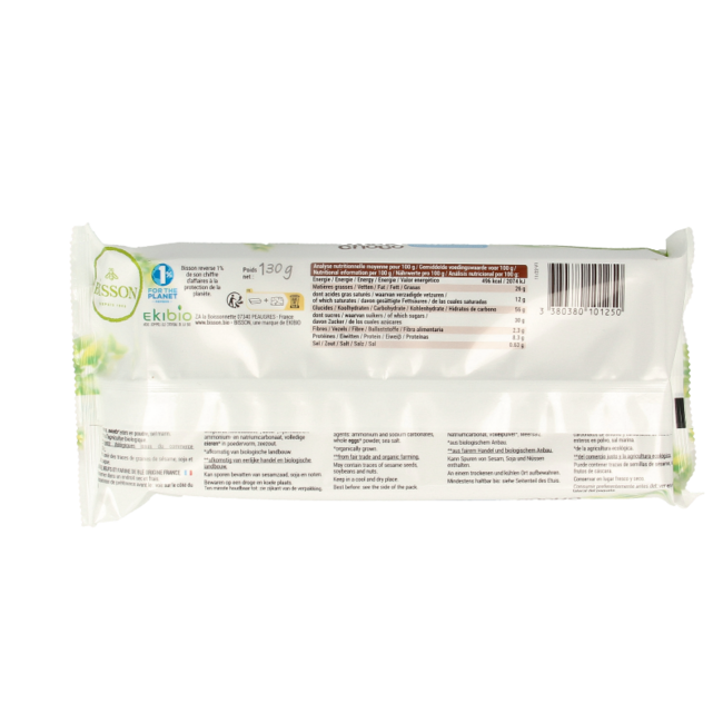 Stick choco melkchocolade bio 130 Gram