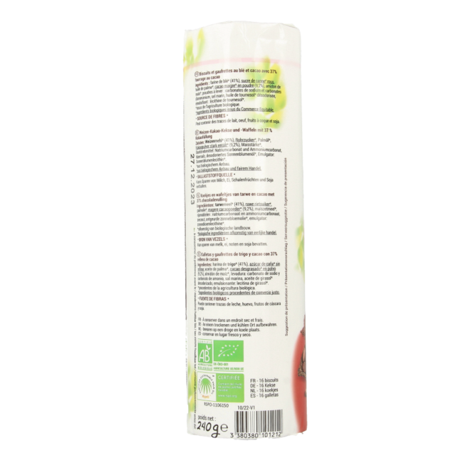 Schokoladenwaffeln Bio 240 Gramm