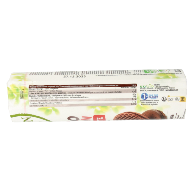 Organic chocolate waffles 240 Gram