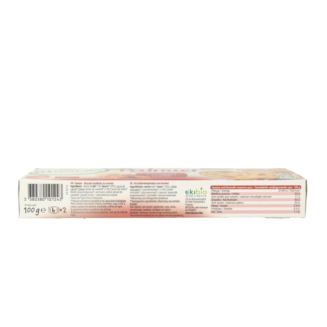 Palmier Blätterteiggebäck Karamell Bio 100 Gramm