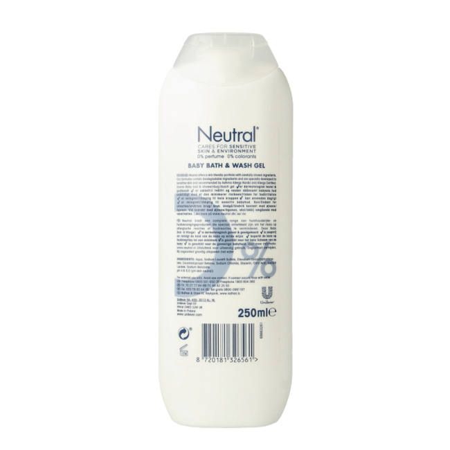 Neutral Baby Bad- & Waschgel 250 ml
