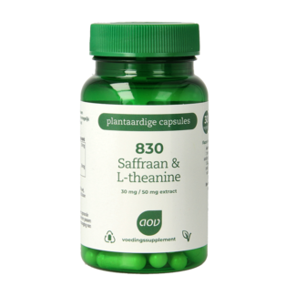 AOV 830 Safran & L-Theanin 30 Vegetarische Kapseln