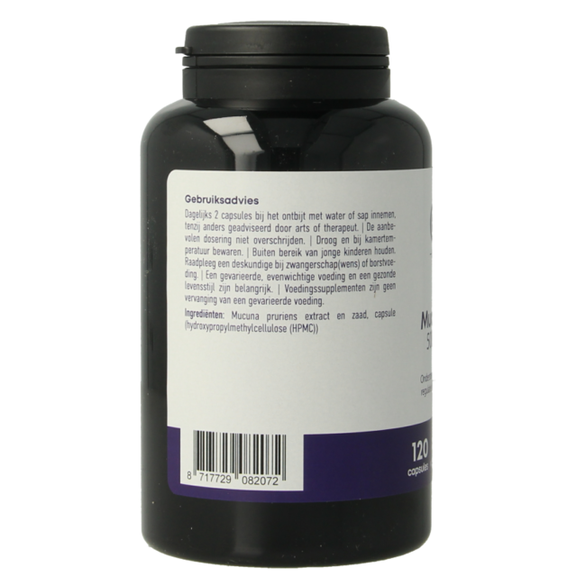 Mucuna pruriens 500 mg (25% L-dopa) 120 cápsulas