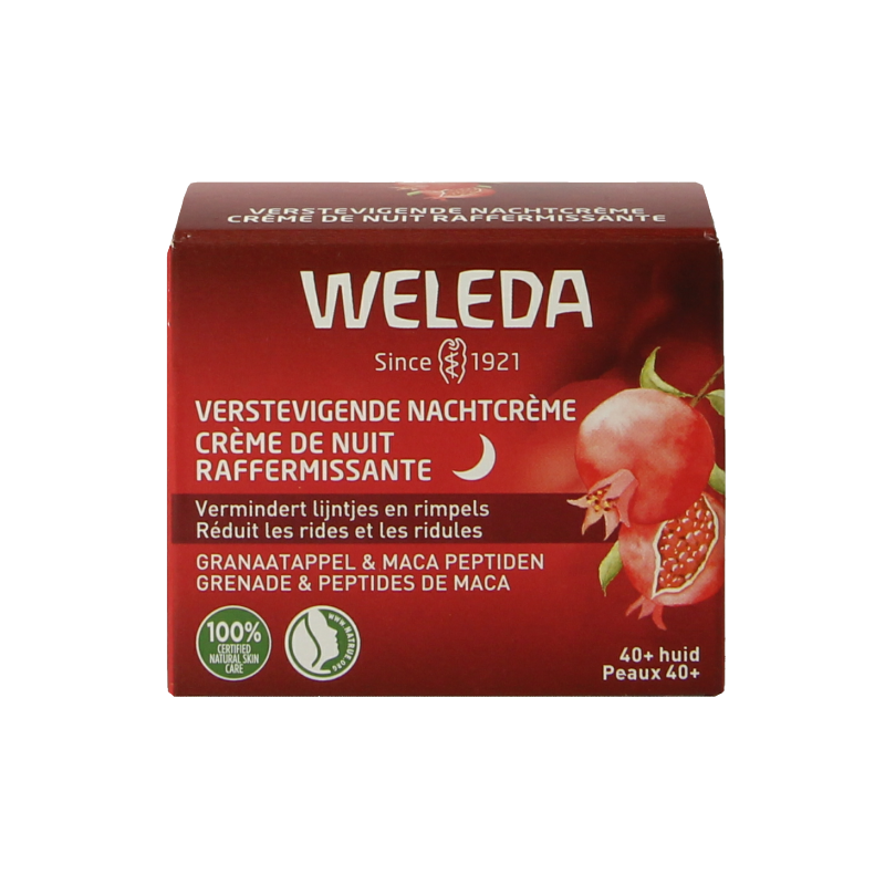 Weleda Crema de noche reafirmante de granada y maca 40 mililitros