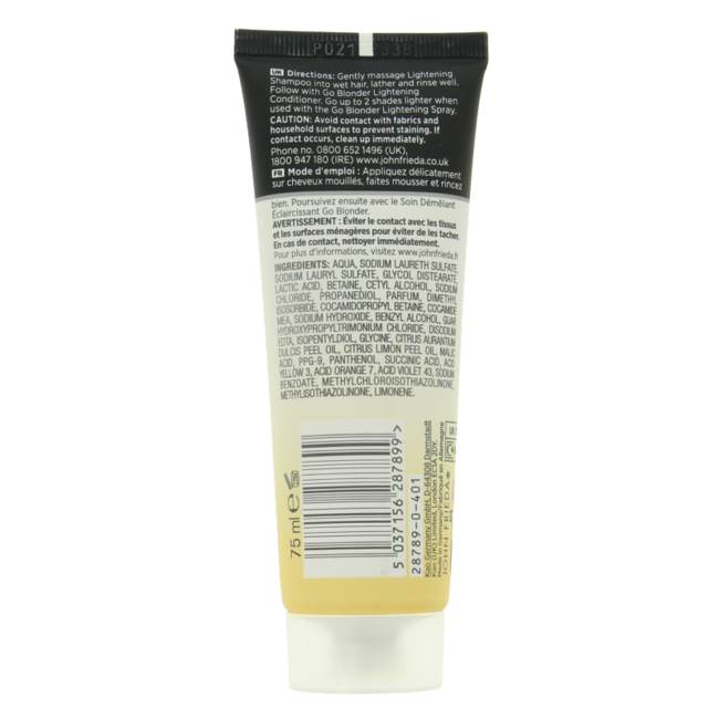 Shampoo go blonder lightening 75 Milliliter