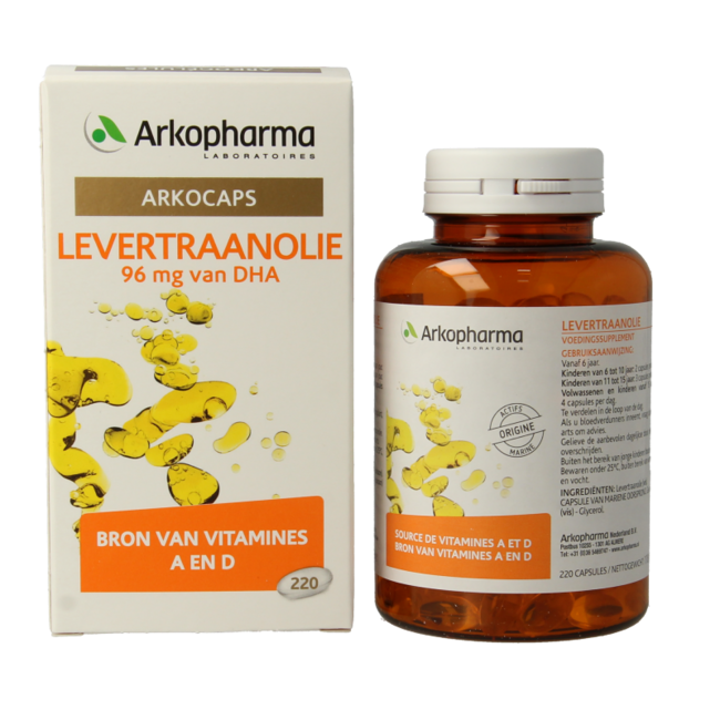 Levertraanolie 220 Capsules