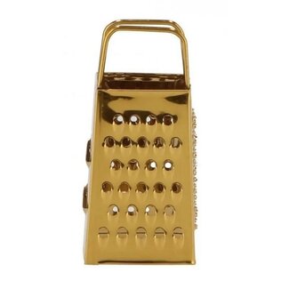 Aroma Vera Gold-coloured amber block grater, 1 piece
