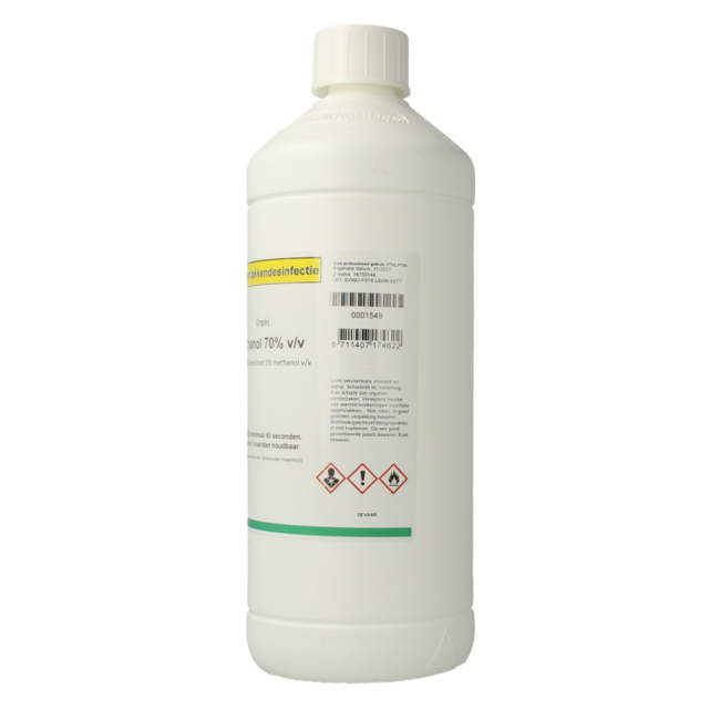 Ethanol 70% v/v 5% methanol 1 Litre