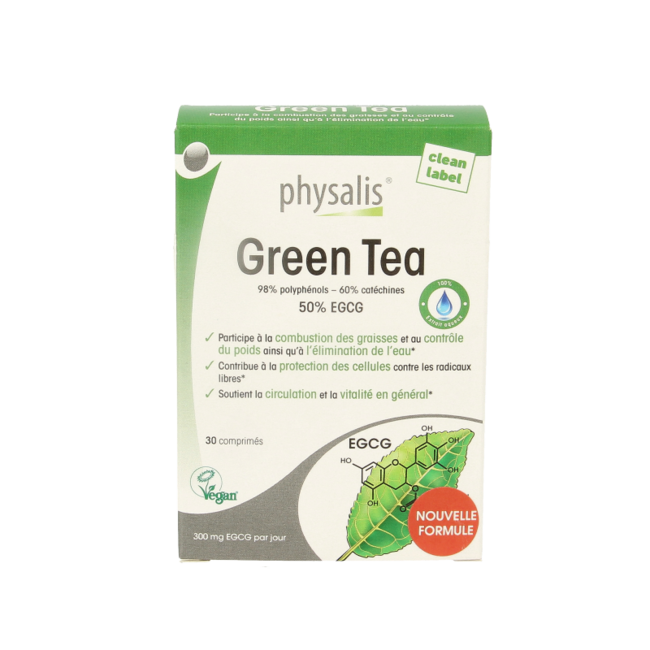 Té verde 30 comprimidos
