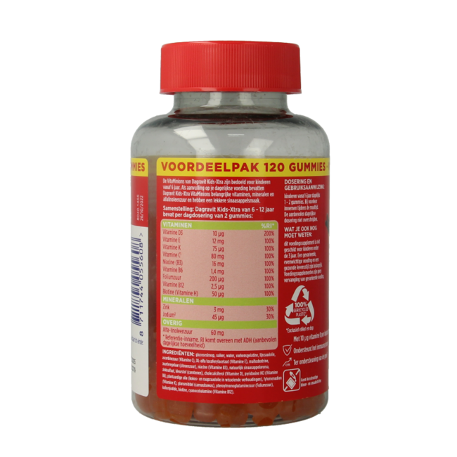 Kids-xtra 6-12 ans 120 Gummies