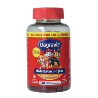 Dagravit Kids-xtra 3-5 años 120 Gummies