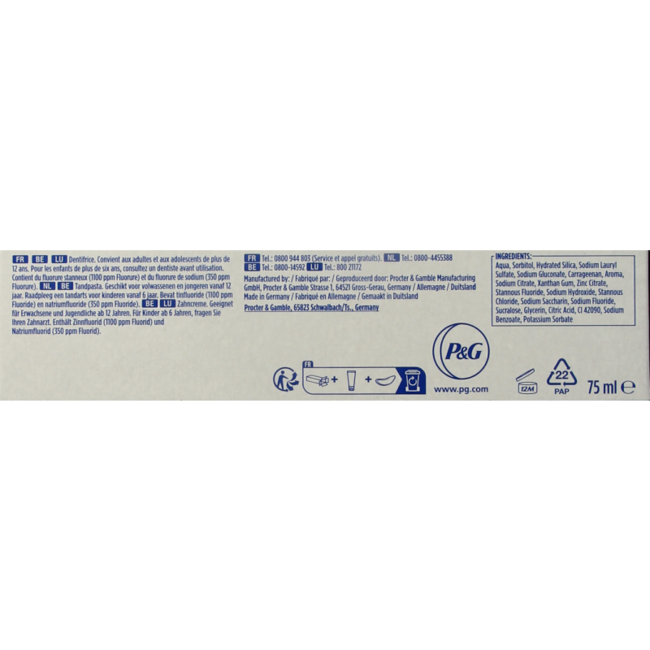 Dentifricio Pro-Expert Denti Sensibili 75 Millilitri