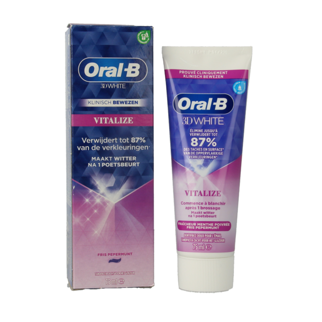 Dentifrice 3D White Vitalize 75 ml