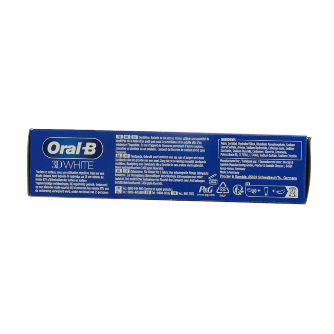 Pasta de dientes 3D White Vitalize 75 ml