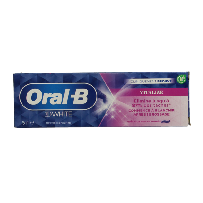 3D White Vitalize toothpaste 75 Millilitres