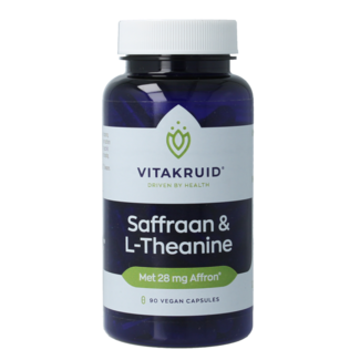 Vitakruid Safran 28mg (Affron) & L-Theanin 90 Vegetarische Kapseln