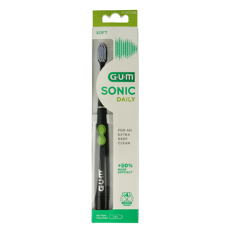 GUM Brosse à dents sonique Daily à pile 1 unité