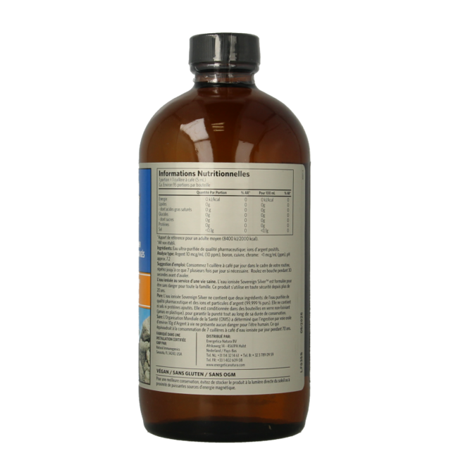 Agua de iones de plata Sovereign 473 mililitros