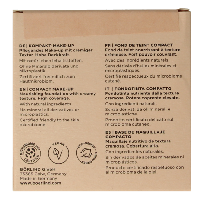 Maquillaje compacto light 10 g