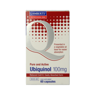 Lamberts Coenzima Q10 100mg (Ubiquinol) 60 Cápsulas